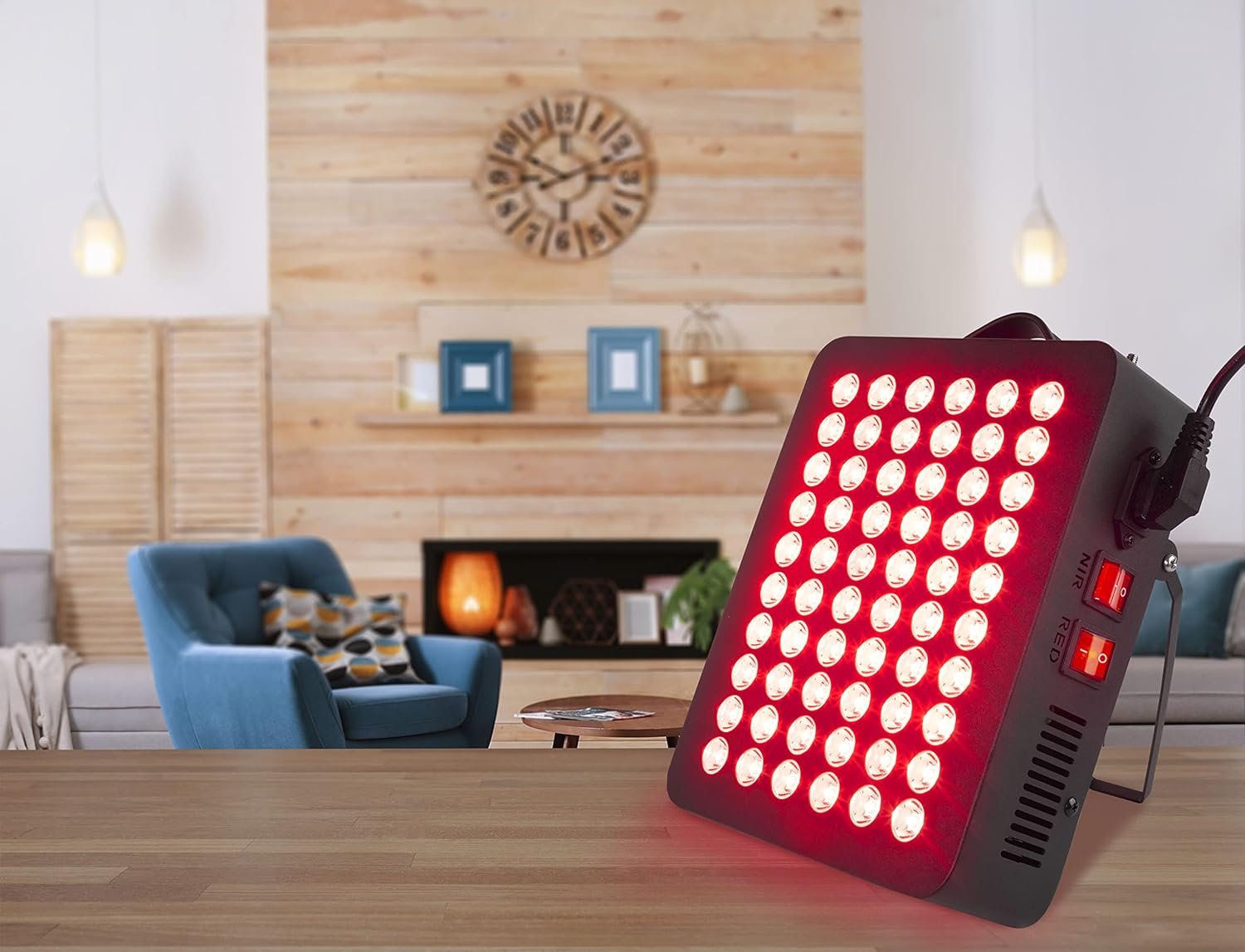 Red light therapy light panel660 850 nm near infrared light - Sauna Blanket UK Near infrared led light panel for home use