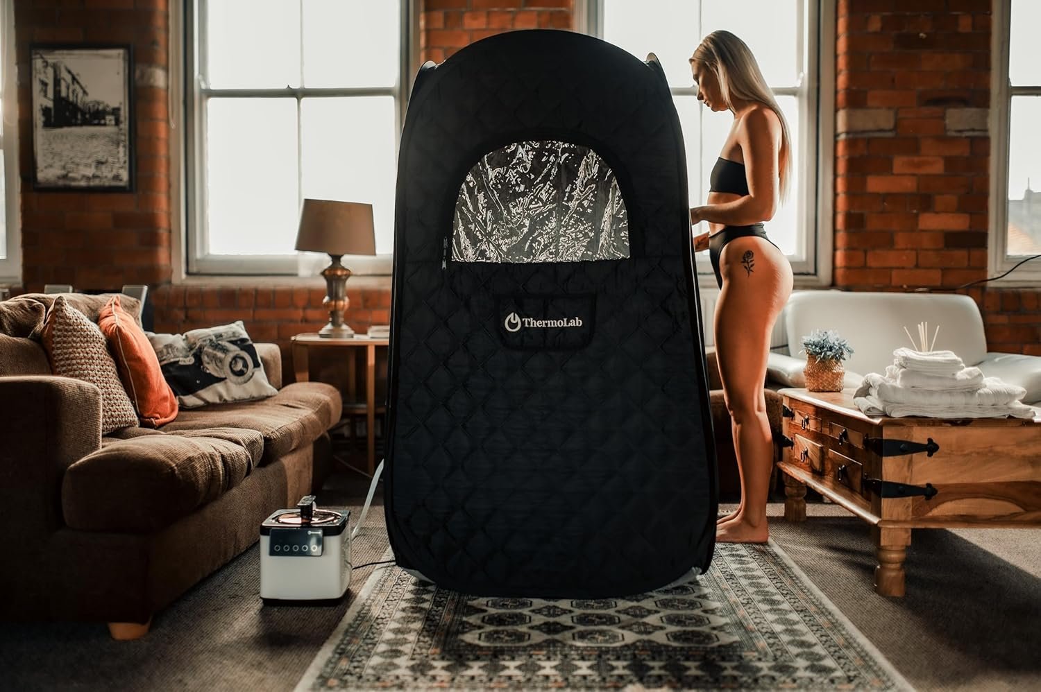 ThermoLab Portable Sauna - Premium Home Sauna Pod - Sauna Blanket UK alternatives to sauna blankets